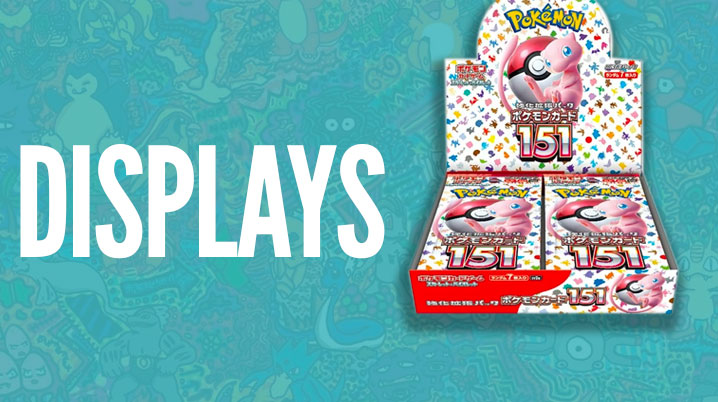 catégories displays pokemon japon