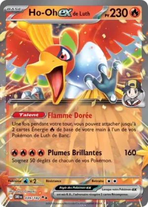 Ho-Oh de Luth - Rivalités Destinées - 039/182