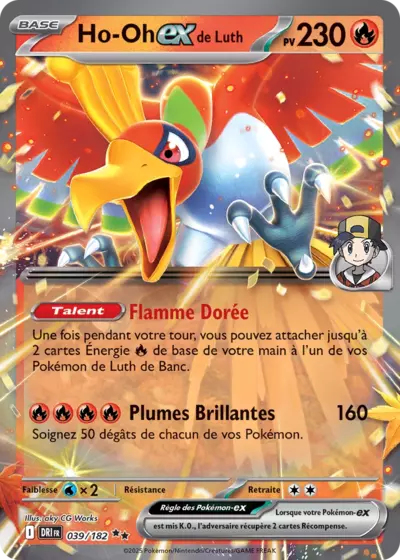 Ho-Oh de Luth - Rivalités Destinées - 039/182