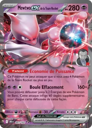 Mewtwo de la Team Rocket - Rivalités Déstinées - 081/182